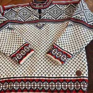 Dale of Norway Dale Sport Windstopper Men's L Pullover with two trad closures